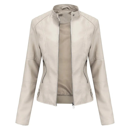 Selvina™ - Elegant Modern Leather Jacket