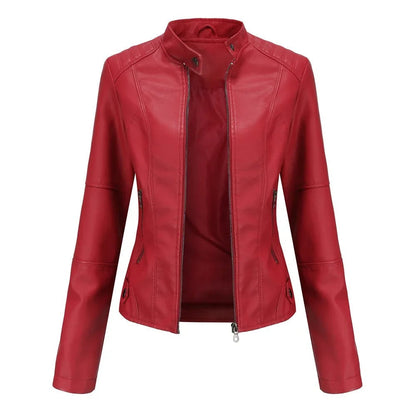 Selvina™ - Elegant Modern Leather Jacket
