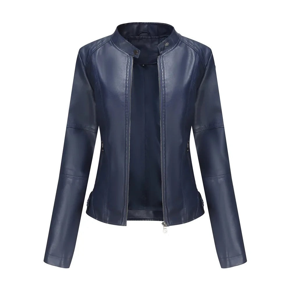 Selvina™ - Elegant Modern Leather Jacket