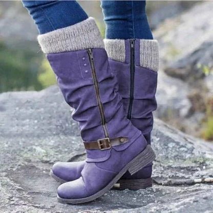 Zymara™ - Side Zipper Ankle Boots