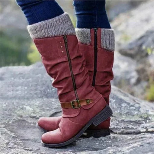 Zymara™ - Side Zipper Ankle Boots