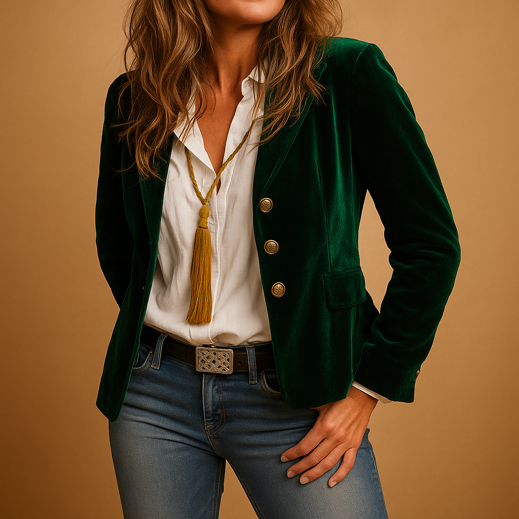 Veda™ - Retro Slim Blazer