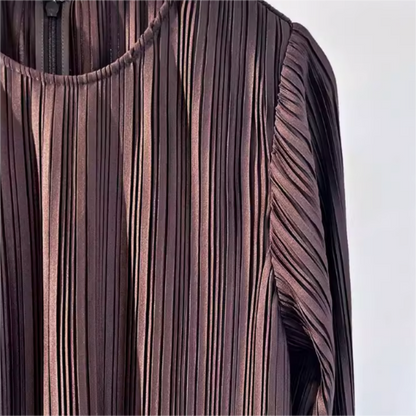 Elvi™ – Flared Sleeve Elegant Dress