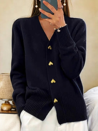 Lucille™- Retro Cashmere Cardigan
