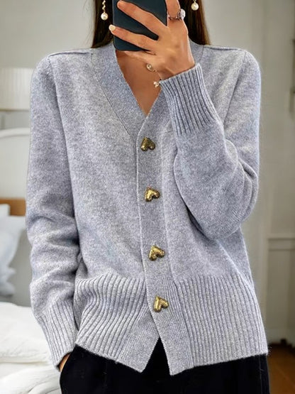 Lucille™- Retro Cashmere Cardigan