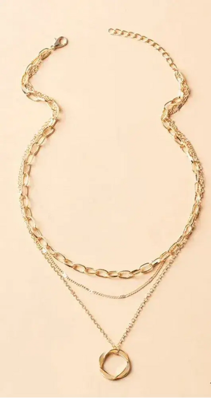 Clara™ - Layered Gold Necklace Set